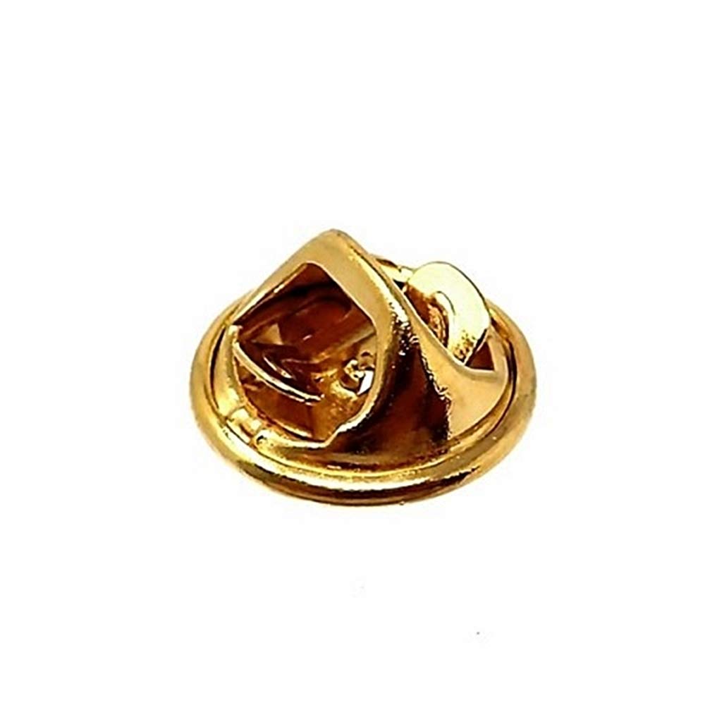 Accessory jewelry gold metal closure pin 11.5mm. [AC1462]