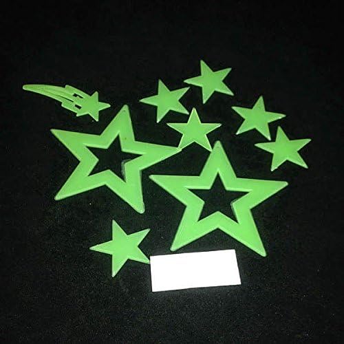 Hot New Glow In The Dark Vinyl Kids Baby Home Decor Room Wall Sticker Decals "star03"set33