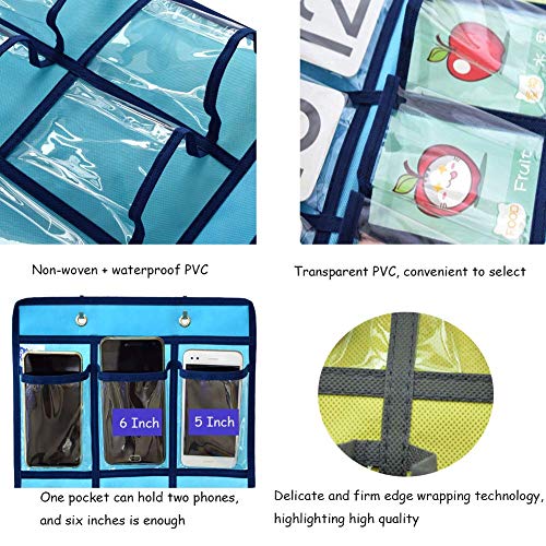 4 Gray+Clear+Pocket+Chart+Classroom