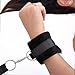 YICO Under Bed Restraint Set for Sex Play Adult Sex Things Sturdy Adjustable Strap with Soft Fur Wrist Hand and Ankle Cuffs Bondage Collection for Women Men Couple Pleasure, King Sized Mattress