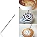 BIHRTC 24 Pcs 23 Designs Cappuccino Latte Barista Coffee Art Stencils Template Strew Pad Duster Spray Art + 1pc Coffee Latte Art Pen