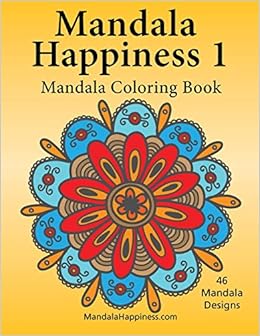 Amazoncom Mandala Happiness 1 Mandala Coloring Book - 