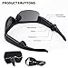 Bone Conduction Headphones, Tayinplus Bone Conduction Sunglasses Bluetooth Wireless Headphones Smart Sunglasses Built in Bone Conduction Speakers Handsfree Headset Smartphones Safe Car Driving
