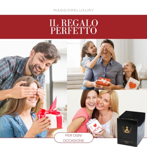 MAGGIORE LUXURY Unisex Wallet Double Card Holder Up to 12 Cards Genuine Leather for Men and Women Protection Rfid Protection Italian Quality Free Coin Purse Double Gold Wallet Milan