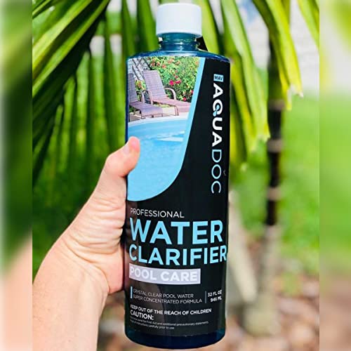 Pool Clarifier Liquid for Fast Acting Cloudy Water Treatment, Swimming