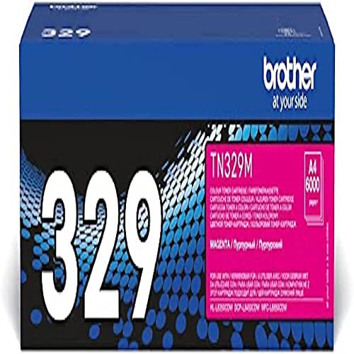 Brother TN329M - Magenta - original - toner cartridge - for Brother DCP-L8450CDW, HL-L8350CDW, HL-L8350CDWT, MFC-L8850CDW