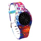 VOMA USA Newest Jawbone Up Move Buckle Bracelet - Adjustable Wristband and Wristwatch Style - Silicone Replacement Secure Band with Chrome Watch Clasp and Fastener Buckle(010)