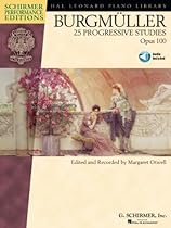 Burgmuller - 25 Progressive Studies; Opus 100 (Schirmer's Library of Musical Classics)