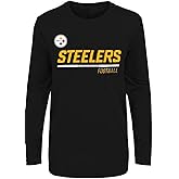 NFL Kids Youth 8-20 Engaged Team Color Performance Primary Logo Long Sleeve T-Shirt