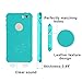 EFFUN Waterproof iPhone 5/5S/SE Case, IP68 Certified Waterproof Dustproof Snowproof Shockproof Case Cover Fully Sealed Underwater Cover with Built-in Screen Protector for iPhone 5/5S/SE Aqua Blue