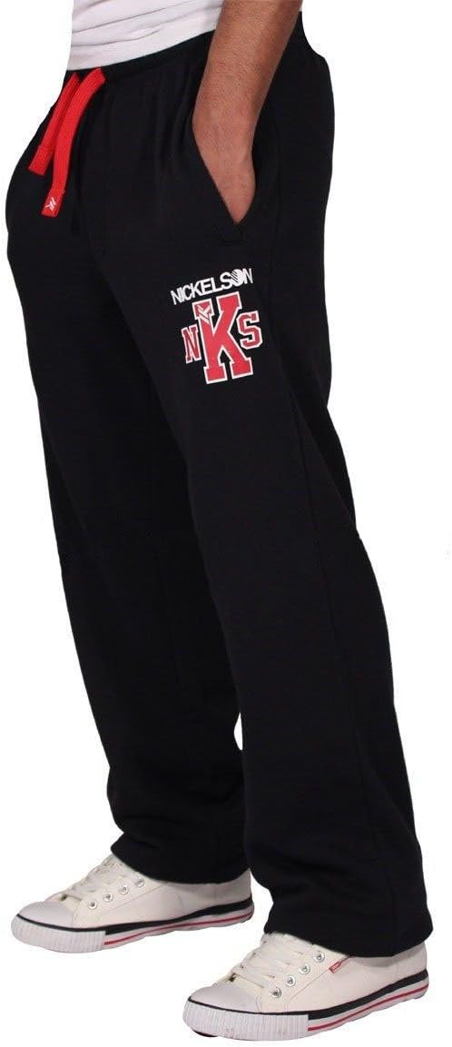 Nickelson Mens Designer Fleece Jogger Jogging Bottoms Pants Romford