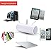 Chiak Portable Mini 3.5mm Speaker Small White Stereo Speaker for Smartphone Moblie Phone MP3 MP4 Player Tablet PC Computer Notebook Laptop Promotional Gift