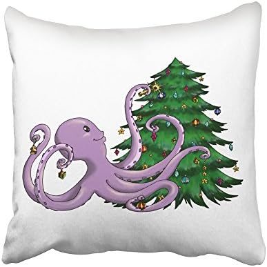 SandyHome Throw Pillow Covers Octi Tree 16X16 Inches Home Decorative Sofa Pillowcases Cushion Cases Design