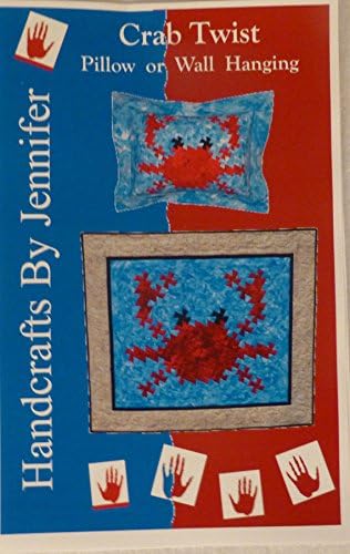 CRAB TWIST~ Pillow or Wall Hanging~Quilting Sewing Pattern Twister~ PT116