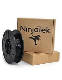 ninjatek 3dnf01117505 ninjatek NinjaFlex Tpu filamento,, TPE, 2950 CC, Midnight (negro) (paquete de 1)