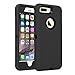 Co-Goldguard iPhone 7 Plus/8 Plus Case Heavy Duty Armor 3 in 1 Built-in Screen Protector Rugged Cover Dust-Proof Shockproof Drop-Proof Scratch-Resistant Shell for Apple iPhone 7+/8+ 5.5”,Black