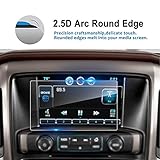 LFOTPP 8 Inch 2014-2019 Silverado 1500 2500HD 3500HD 8 Inch LTZ MyLink Car Navigation Screen Protector, Tempered Glass Infotainment Center Touch Display Guard