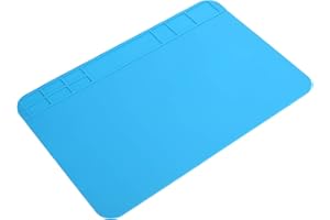 Repair Mat, Silicone Heat Soldering Pad for Electronic Repairs with Non Slip Back, Ideal for Smartphones Computers Tablets Ci