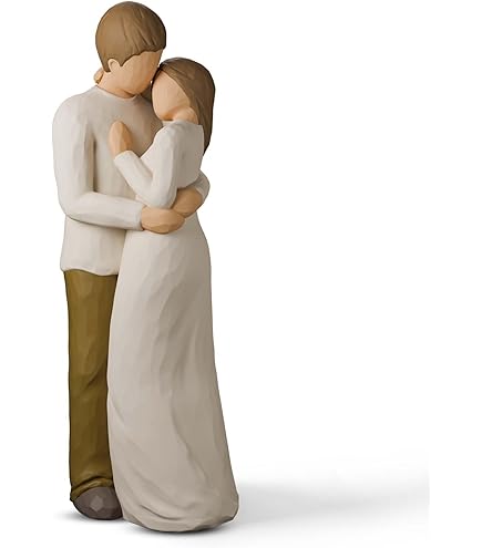 Figurines De Couple Romantiques Amoureuses, 15,2 Cm Peintes à