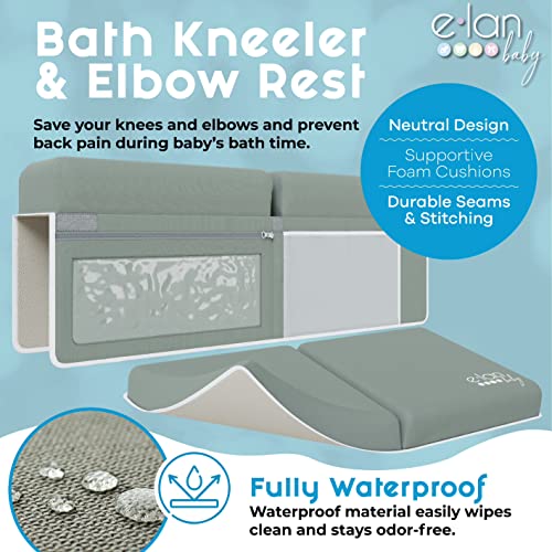Bathtub Baby Bath Kneeler and Elbow Rest Pad Cushion 1.5" Thick