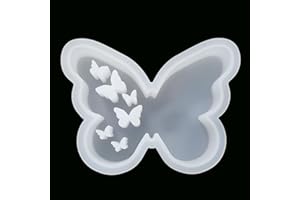 【300+ Design Optional】 Fuehbur Flutter Butterfly Shape Car Freshies Silicone Mold- Air Freshie Mold - Aroma Bead Freshener -Epoxy Resin - Candle Soap Mould - Oven Safe