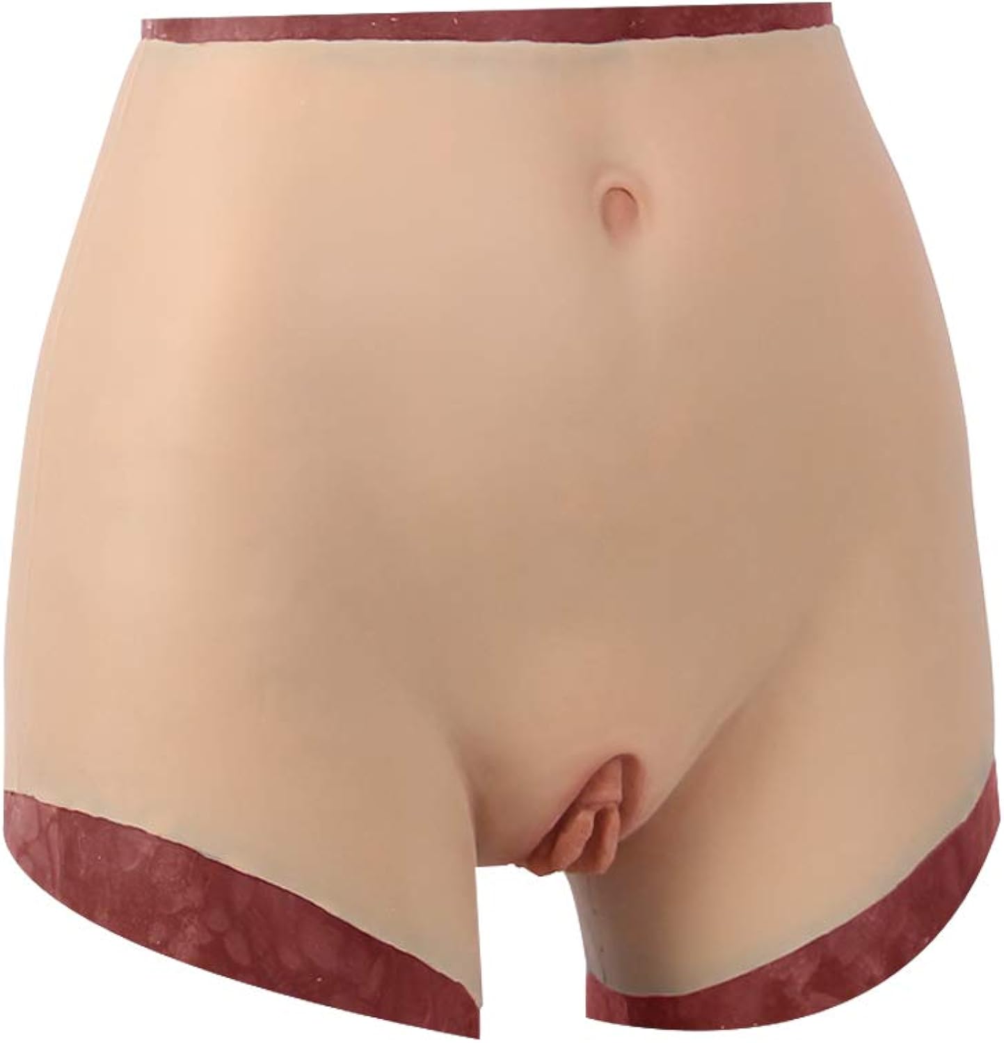 Mypersian Fake Silicone Vagina Underwear for Drag Queen Silicone False Pussy Boxer for Crossdresser Transgender 82CM