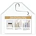 HonTop 4 Pack S-Type Multi-Purpose Pants Hangers Rack Stainless Steel Magic for Hanging Trousers Jeans Scarf Tie Clothes,Space Saving Storage Rack 5 Layers,4PCS White