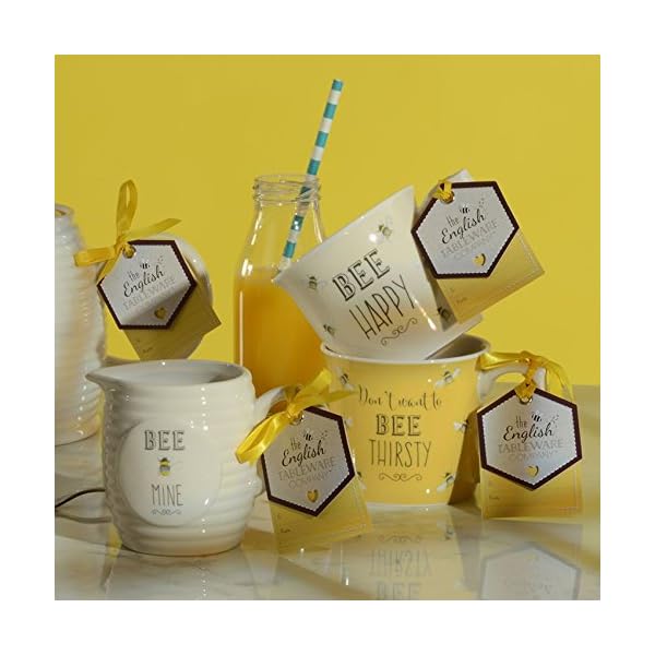 English-Tableware-Company-Bee-Happy-Bee-Mine-Creamer-Milk-Jug-200ml English Tableware Company Bee Happy Bee Mine Creamer Milk Jug 200ml