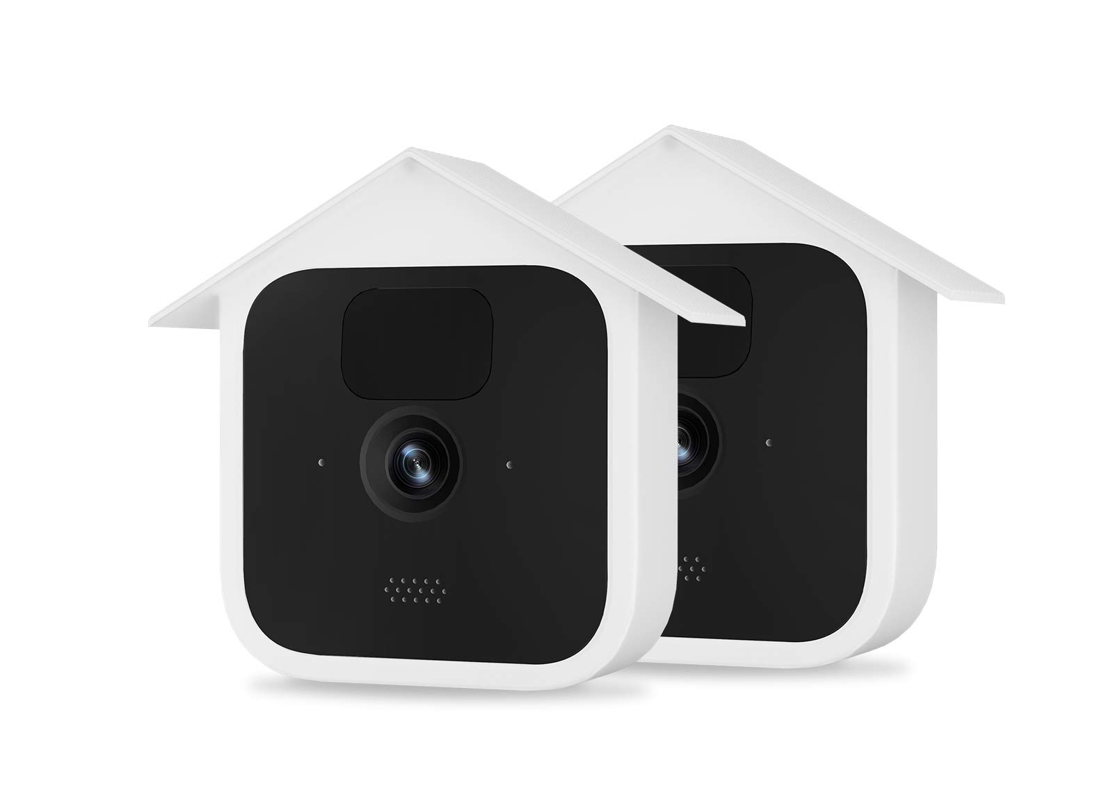 HOLACA Silicone Cover Skin Compatible with All New Blink Outdoor Camera -Waterproof Protective,Soft, Lightweight, Reliable, and Durable Silicone for Blink Outdoor Home Security Camera (White 2Pack)