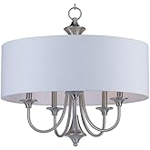 Maxim Bongo-Five Light Pendant-22 Inches Wide by 20.75 inches high-Satin Nickel Finish -Traditional Installation