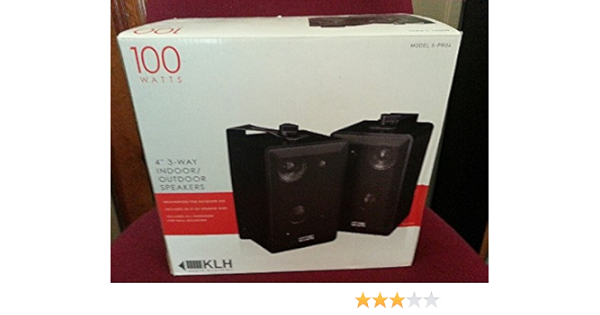 klh outdoor rock speakers