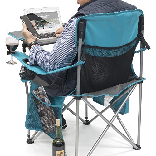 Camping Chair with Laptop Table