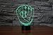 3D Optical Illusion LED Desk Lamp, 7 Color Changing with USB Cable Touch Button Night Light - Best Gift for Kids/Friends/Birthdays/Home Bedroom Decor Lighting (Baseball Glove)