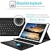 ipad pro 10.5 Keyboard case, KuGi Apple ipad pro 10.5 Keyboard case ,Ultra-thin Detachable Bluetooth Keyboard Stand Portfolio Case / Cover for Apple ipad pro 10.5 Tablet(Black)