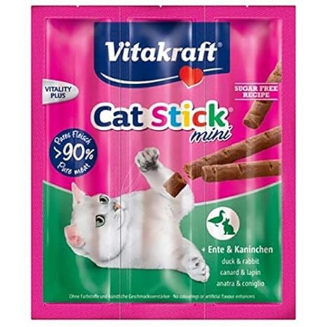 Turkey Lamb Vitakraft Cat Kitten Chew Reward Treat Sticks Mini 5 X 3 Pack 5 Flavours Cats Treats Cate Org