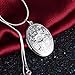 Fashion 925 Sterling Silver Rose Round Locket Necklace Box Snake Chain Jewelry