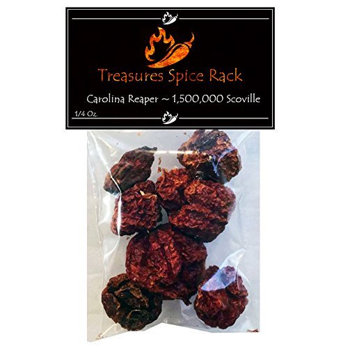 Carolina Reaper Pepper Pods Dried Hottest Pepper