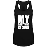 WINGZOO Workout Tank Tops for Women-Womens Funny Saying Fitness Gym Sleeveless Racerback Shirts