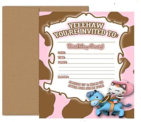 Sheriff Callie's Wild West Custom Inspired Birthday Invitations by SGD