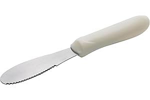 Winco Sandwich Spreader, White PP Hdl, 3-5/8" x 1-1/4" Blade