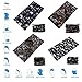 DEMIL Multifunctional Sports Stretchable Seamless Casual Headband Sweatband Magic Camo Scarf Balaclava Headwear Head Wrap (8PCS-W)
