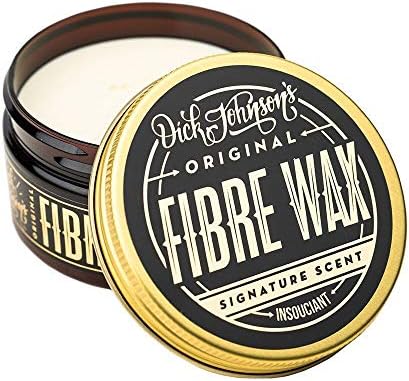 Dick Johnson Hair Paste Hair Wax- Fiber Wax Hair Clay, Strong Hold, Matte Finish, Molding Paste for All Hair Types, Low-Shine, Modern Hairstyles, Thickening, Hair Styling Cream for All Day Hold 3oz