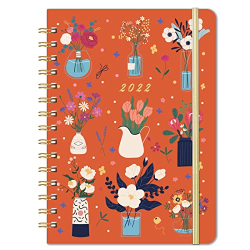 2022 Planner A5 Planner 2022 Weekly & Monthly with Tabs, 6.4" x 8.5