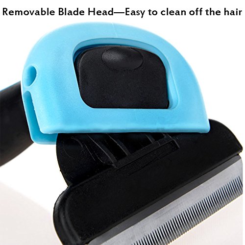 image for Ufine Pet Grooming Brush, Deshedding Tool for Dog and Cat, Self-Cleani