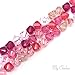 50 pcs Swarovski 5328 4mm Crystal Xilion Bicone Beads Rhinestones DIY Jewelry Marking Pink Colors Mix from Mychobos (Crystal-Wholesale)
