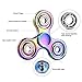 Fidget Spinner,Aemotoy High Speed Hand Spinner Metal Stainless Steel Bearing Tri-spinner Fidget Toy Multicolor Stress Reducer ADD ADHD EDC Focus Anxiety Relief Toys-Rainbow
