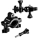 COOCHEER Bike Handlebar Seatpost Mount,Roll Bar and Handlebar Action Camera Mount 360 Degree Rotatable with 1/4 Inch Tripod Mount Adapter+Thumbscrew for GoPro Hero Sony Samsung Panasonic Nikon Cameras