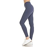 Leggings Depot ActiveFlex Athletic Leggings for Women-HLD (Denim Blue, 1X)