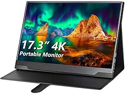 Portable Monitor 4K - 17.3 Inch UHD FreeSync HDR