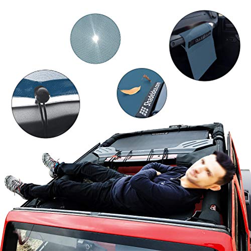 Shadeidea Sun Shade for Jeep Wrangler JK Unlimited (20072018) 4 Door